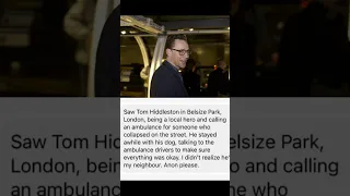 #TomHiddlestonlu | Tom Hiddleston our real-life hero pause to read #short #tomhiddleston #loki