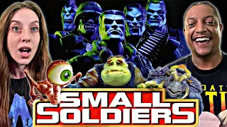 SMALL SOLDIERS(1998) | MOVIE REACTION | HER FIRST TIME WATCHING | COMMAMDOES VS THE GORGANITES😂😱🤯