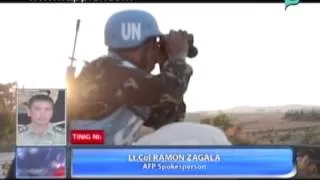 Panayam kay Lt. Col. Ramon Zagala ukol sa kalagayan ng mga pinoy peacekeeper sa Syria [08|30|14]