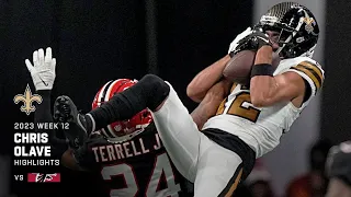 Every Chris Olave catch from 114-yard game vs. Atlanta Falcons | 2023 NFL Week 12