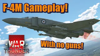 War Thunder F-4M Gameplay (Phantom FGR2) using no guns just Skyflashes and Aim9's!