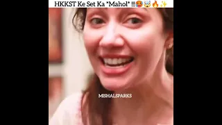 HKKST KE SET KA MAHOL 😉❤️🔥 #mahirakhan #kubrakhan #usmanmukhtar #short