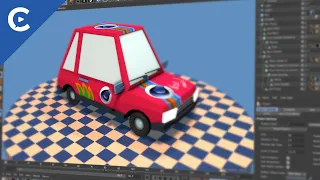 Toon Car Texturing & Baking Techniques in Cinema 4D