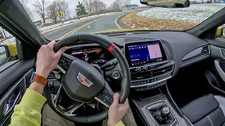 2024 Cadillac CT5-V Blackwing - Supercharged V8 Muscle Sedan Backroad Drive