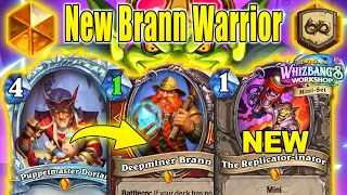 New Deepminer Brann Control Warrior Is Best After Nerfs Whizbang's Workshop Mini-Set | Hearthstone