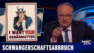 Werden Abtreibungen in den USA bald zur Straftat? | heute-show vom 13.05.2022