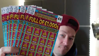 £50 WORTH SCRATCHCARDS FULL OF £1000S