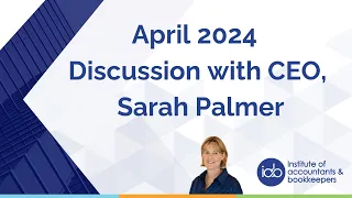 April 2024 discussion with CEO, Sarah Palmer