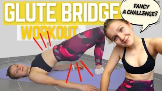 10 min GLUTE BRIDGE BURN CHALLENGE | effective Workout on the Floor