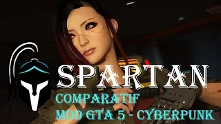Comparatif - Cyberpunk 2077 et Gta 5 avec mods cyberpunk