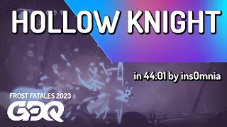 Hollow Knight by ins0mnia in 44:01 - Frost Fatales 2023