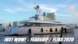 FLIBS 2020 / JUST WOW / FEADSHIP LADY MAY / FORT LAUDERDALE BOAT SHOW