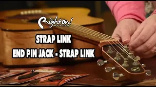 How to attach a guitar strap to an acoustic guitar and acoustic-electric guitar without. Strap tie