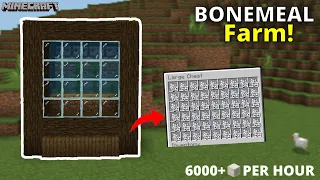 Fully Automatic Bone Meal Farm in Minecraft 1.20| Java Edition| Badrok Edition