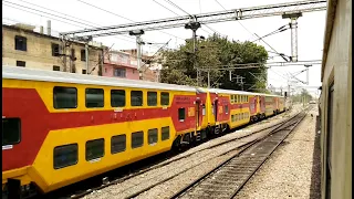 Parallel Race : Overtake & Re-overtake | Double Decker vs EMU | Indian Railways