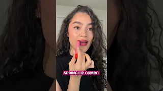 Spring lip combo | pink lips | rare beauty lip liner, tower 28 juice balm and lip jelly