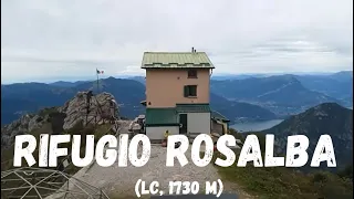 (R13) Rifugio Rosalba (LC, 1730 m) - dai Piani dei Resinelli (Lecco) per il Sentiero delle Foppe