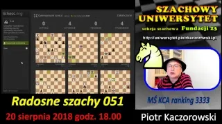 Szachowy Uniwersytet – Radosne szachy.RS051.