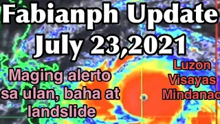 Weather Update for July 23,2021||FabianPh||Cempaka||Weather Forecast Pagasa