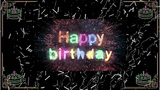 Birthday Ambience | Birthday Background 🎂🎂🎂 | Happy Birthday Backdrop With Confetti