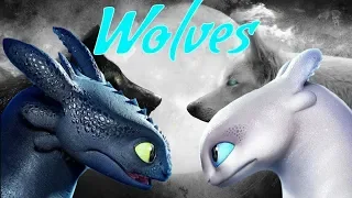 Toothless x Moon | Wolves [AMV]