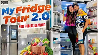 MY NEW FRIDGE TOUR✌️(ON PUBLIC DEMAND) || Priyanka Jain & Shivakumar Marihal || Never Ending Tales |