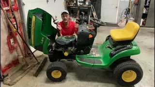 Bad Crankshaft, Camshaft Connecting rod? How to fix/replace it, John Deere LA115 Lawn Mower Tractor
