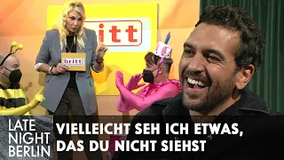 Elyas M'Barek - Sieht Klaas wirklich die echte Britt? | Studiospiel | Late Night Berlin