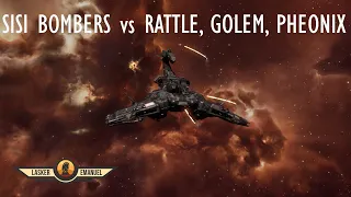 EVE Solo PVP: SISI Bomber practice, Rattle, Golem, Phoenix