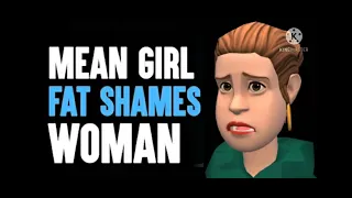 Mean Girl Fat Shames Stranger, Lives to Regret Her Decision | Dhar Mann Animations