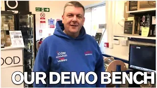 Dave 'M0XIT' Shows off our Demo Bench in the Showroom | LAMCO Barnsley