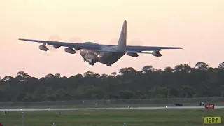 C 130J Super Hercules 17 5902 Touch & Go and Low Passes at VRB