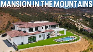 TOURING A SECLUDED MANSION IN THE MOUNTAINS OF LA!