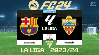 FC 24 Barcelona vs Almeria | La Liga 23/24 | PS5 Full Match
