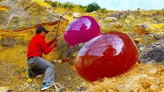TOP #10 video Finding Gemstones - ROCK & ROLL on Hill meet more gemstones discovered.