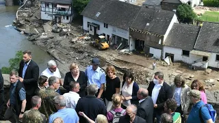 Merkel to visit areas devastated by floods in Germany as death toll tops 180 in Europe