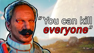 You can kill any NPC in Outer Worlds so I tried killing ALL of them