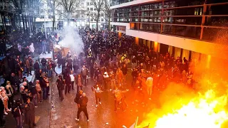 In Belgien und Niederlanden: Gewaltsame Proteste gegen Corona-Beschränkungen