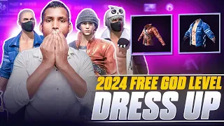 TOP 9 GOD LEVEL FREE  DRESS COMBINATION || NO TOP UP DRESS COMBINATION || MAD HYPER GAMING 🔥