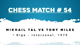 Mikhail Tal vs Tony Miles • Riga - Interzonal, 1979