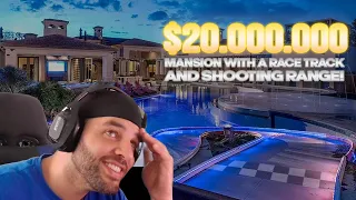 $20,000,000 MANSION WITH A RACE TRACK AND SHOOTING RANGE! 🔥🏎️