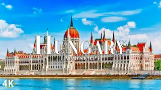 FLYING OVER HUNGARY (4K UHD) I Scenic Relaxation Film With Calming Music | 4K VIDEO ULTRA HD