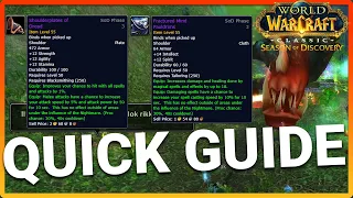 How to Craft Phase 3 Epic Gear | SoD Quick Guide