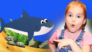 Compilation - Baby Shark doo doo doo doo - all series in Russian from Lapatushki and karaoke