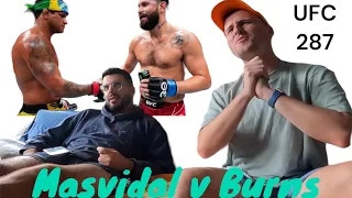 Reaction to UFC 287 Jorge Masvidal vs Gilbert Burns