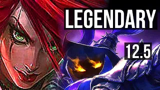 KATARINA vs VEIGAR (MID) | 18/0/4, 3.9M mastery, Legendary, 600+ games | BR Master | 12.5