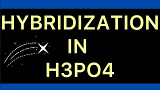 Trick to find Hybridization of P and O in Phosphoric acid || Hybridization class 11