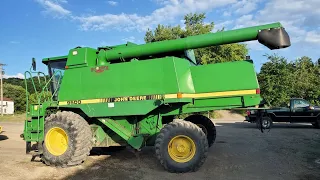 Bringing Home John Deere 9500 Combine