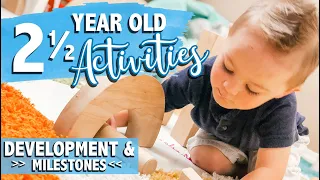 HOW TO PLAY WITH YOUR 2.5 YEAR OLD | DEVELOPMENTAL MILESTONES | ACTIVITIES FOR TODDLERS