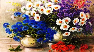Цветы и натюрморты художника Татьяны Никашиной
